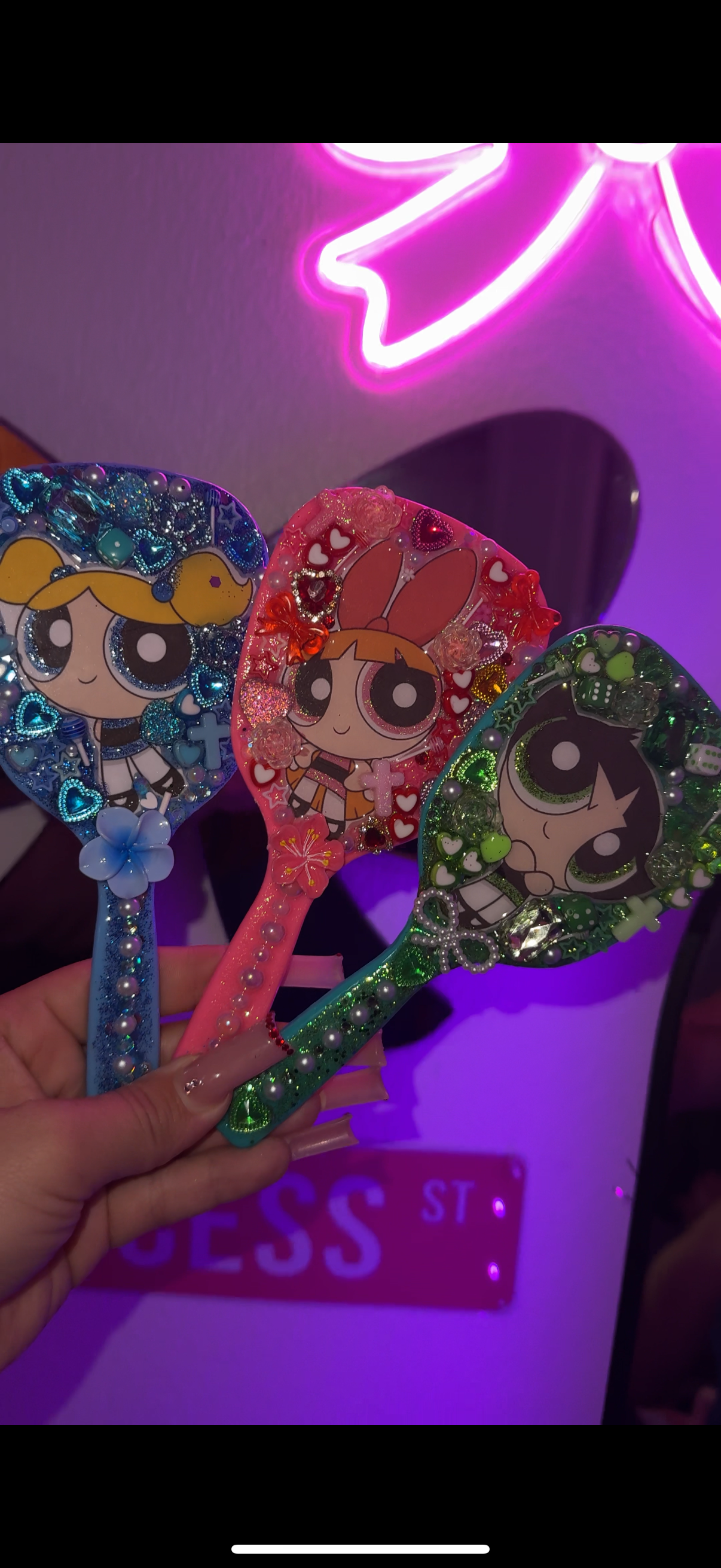 Power Puff Mirrors